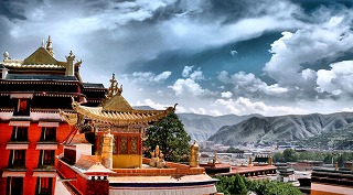 【蘭州発】　チベット文化の旅　　ラプロン寺・桑科草原　1日観光