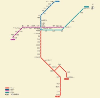 昆明地下鉄路線図